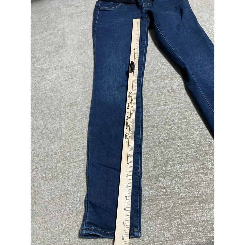 Isabel Maternity Jeggings Women's 2 Blue Dark Belly Support